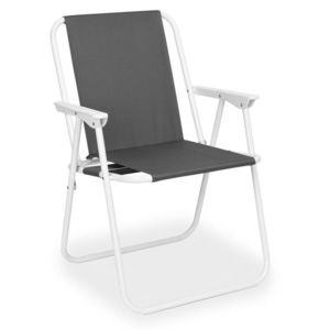 Skladacia stolička Alan sivá vyobraziť