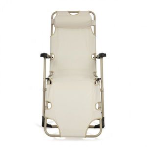 Skladacie ležadlo 2v1 Abbie béžové vyobraziť