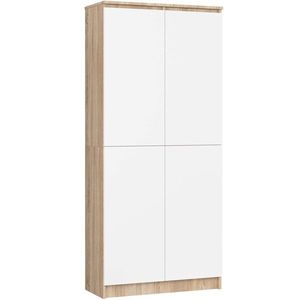 Skriňa Rexa III 80 cm dub sonoma/biela vyobraziť