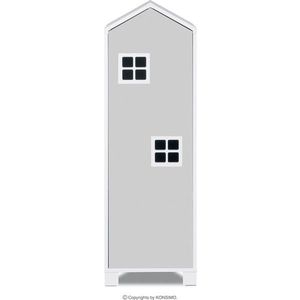 Skriňa v tvare domčeka MIRUM sivá vyobraziť