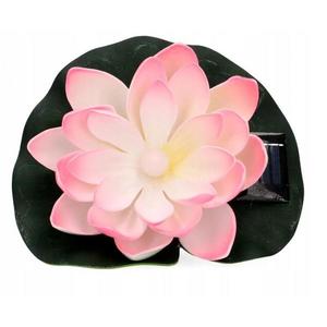 Solární LED lampa PEACE 6 cm RGB světlo růžová vyobraziť