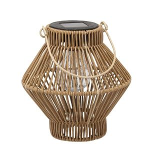 Solární LED lucerna Duty 19 cm hnědá vyobraziť