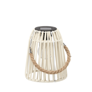 Solární LED lucerna Sofian 18 cm bílá vyobraziť