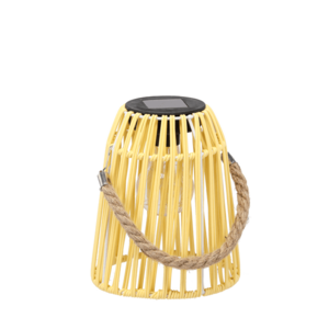 Solární LED lucerna Sofian 18 cm žlutá vyobraziť