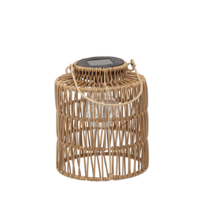 Solární LED lucerna Yenni 15x20 cm hnědá vyobraziť