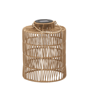 Solární LED lucerna Yenni 20x27 cm hnědá vyobraziť