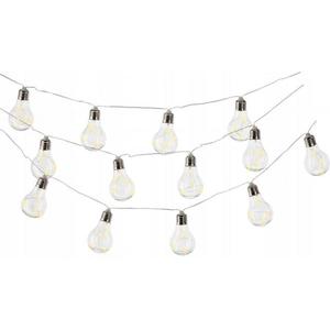 Solární LED světelný řetěz Moza 3, 8 m teplá bílá vyobraziť