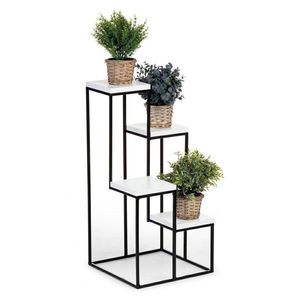 Stojaci kvetináč Caros biely vyobraziť