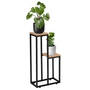 Stojan na kvety Hazel svetlohnedý/čierny vyobraziť