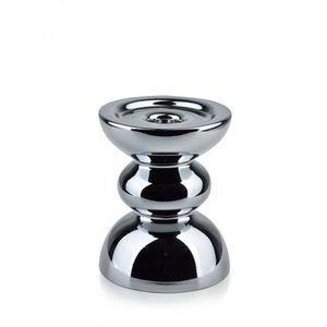 Svietnik Rita 15 cm strieborný vyobraziť