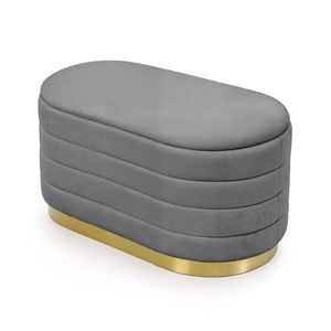 Taburet Bella grafitový vyobraziť