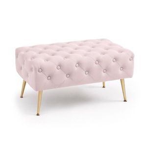 Taburet Madrid ružový vyobraziť