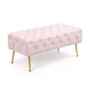 Taburet Monaco púdrovo ružový vyobraziť