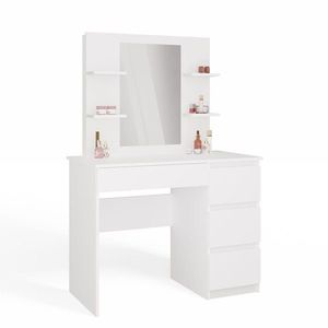 Toaletní stolek Marina Mijas 98, 4 cm bílý pravý vyobraziť