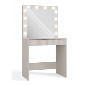 Toaletný stolík s LED osvetlením MARINA Slim kašmír vyobraziť