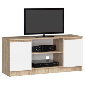 TV stolík Tonon 120 cm sonoma/biela vyobraziť