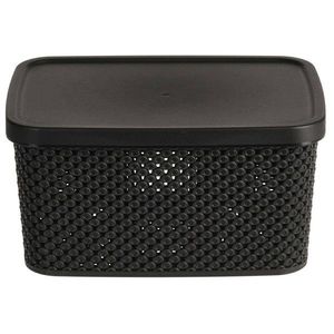 Úložný kôš Jednoduchý 23 cm čierny vyobraziť