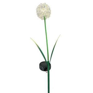 Umělá LED květina BLOOM 70 cm bílá vyobraziť