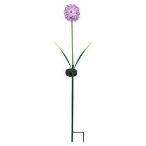 Umělá LED květina BLOOM 70 cm fialová vyobraziť