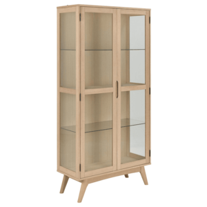 Vitrína Marte 94 cm dub bělený vyobraziť
