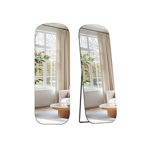 Volně stojící zrcadlo Bleer 160 cm černé vyobraziť