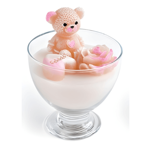 Vosková sviečka Macko 14 cm - výber z 6 prevedení vyobraziť