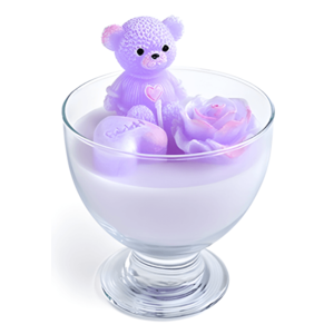 Vosková sviečka Macko 14 cm - výber z 6 prevedení vyobraziť