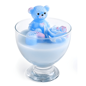 Vosková sviečka Macko 14 cm - výber z 6 prevedení vyobraziť