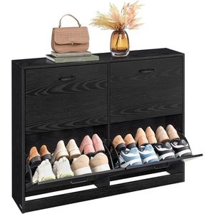 Výklopný botník Vasagle Klein 105, 5 cm černý vyobraziť