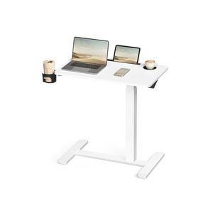 Výškově nastavitelný odkládací stolek Vasagle Elev 70 cm bílý vyobraziť