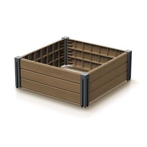 Vyvýšený záhon Bas Planty 61, 8 cm hnědý vyobraziť