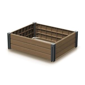 Vyvýšený záhon Bas Planty 75, 6 cm hnědý vyobraziť