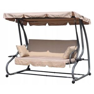 Záhradná hojdačka GoodHome béžová vyobraziť