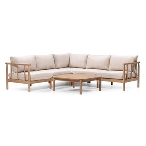 Záhradná zostava MORTLAKE eukalyptové drevo/krémová vyobraziť