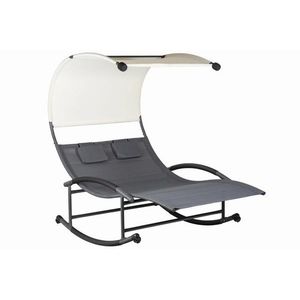 Záhradné ležadlo s hojdačkou GoodHome vyobraziť