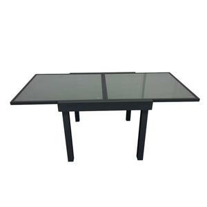 Zahradní hliníkový rozkládací stůl ALEX 90/180 cm černý vyobraziť