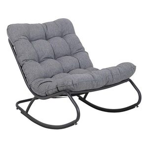 Zahradní houpací křeslo Vibe černé/šedé vyobraziť