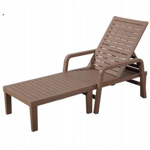 Zahradní lehátko OLDIE hnědé vyobraziť