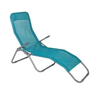 Zahradní lehátko SLEEPY modré vyobraziť