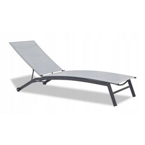 Zahradní lehátko STACK šedé vyobraziť