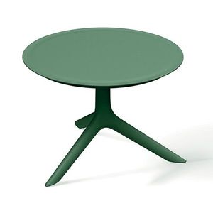 Zahradní nízký kulatý stolek RIMOS 59, 3x40, 5 cm tmavě zelený vyobraziť