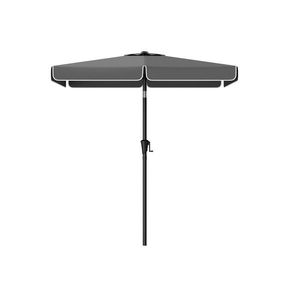 Zahradní slunečník Rocka 200x150 cm šedý vyobraziť