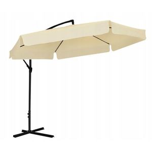 Zahradní slunečník s ochranným obalem BANANA 300 cm béžový vyobraziť