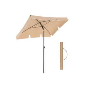 Zahradní slunečník s ochranným obalem Royal 200x125 cm béžový vyobraziť