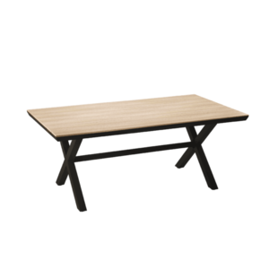 Zahradní stůl Alumio 180 cm hnědý/tmavě šedý vyobraziť