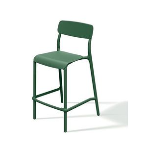 Zahradní vysoká barová židle Rimos 52x54, 5x107, 5 cm tmavě zelená vyobraziť