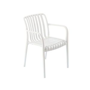 Zahradní židle LOCUM bílá vyobraziť