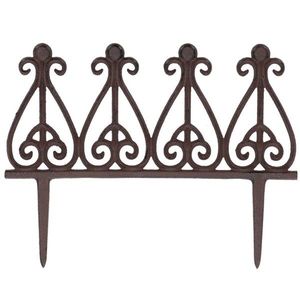 Záhradný plôtik Floura 29 cm hnedý vyobraziť