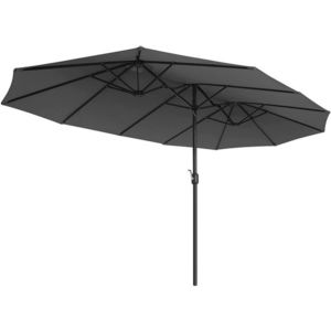 Záhradný slnečník Lyre sivý vyobraziť