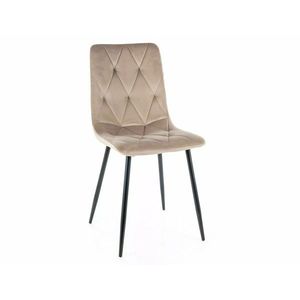 Zamatová jedálenská stolička Tom - výber z 4 prevedení vyobraziť